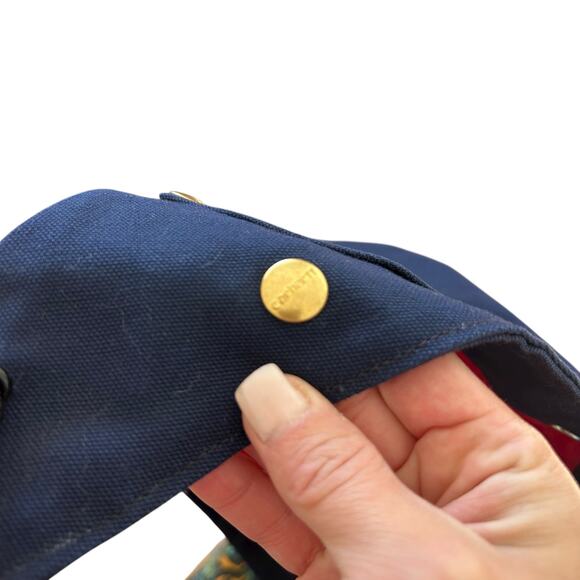 Vintage Carhartt Navy Blue Canvas Detachable Hood - Picture 3 of 6